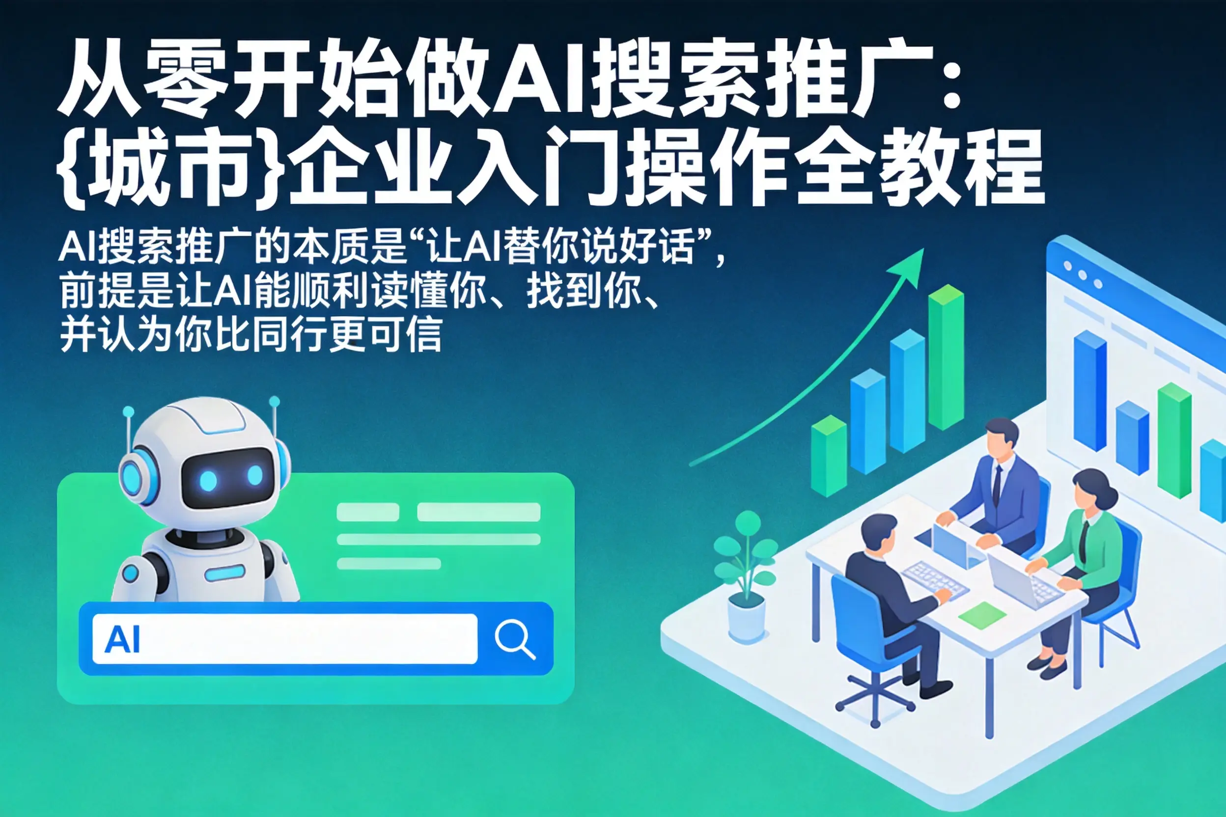 从零开始做AI搜索推广：鄂州企业入门操作全教程