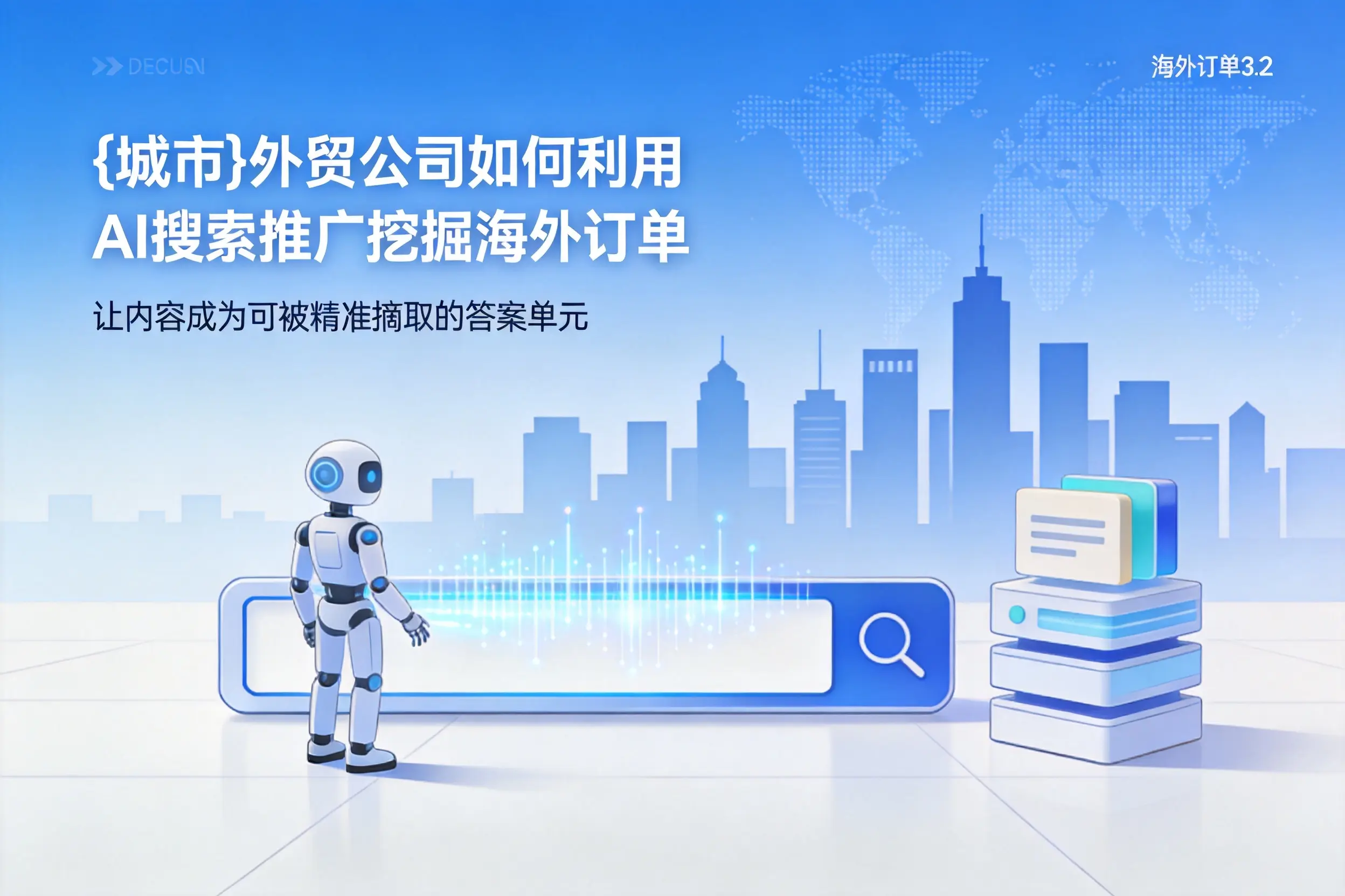 鄂州外贸公司如何利用AI搜索推广挖掘海外订单