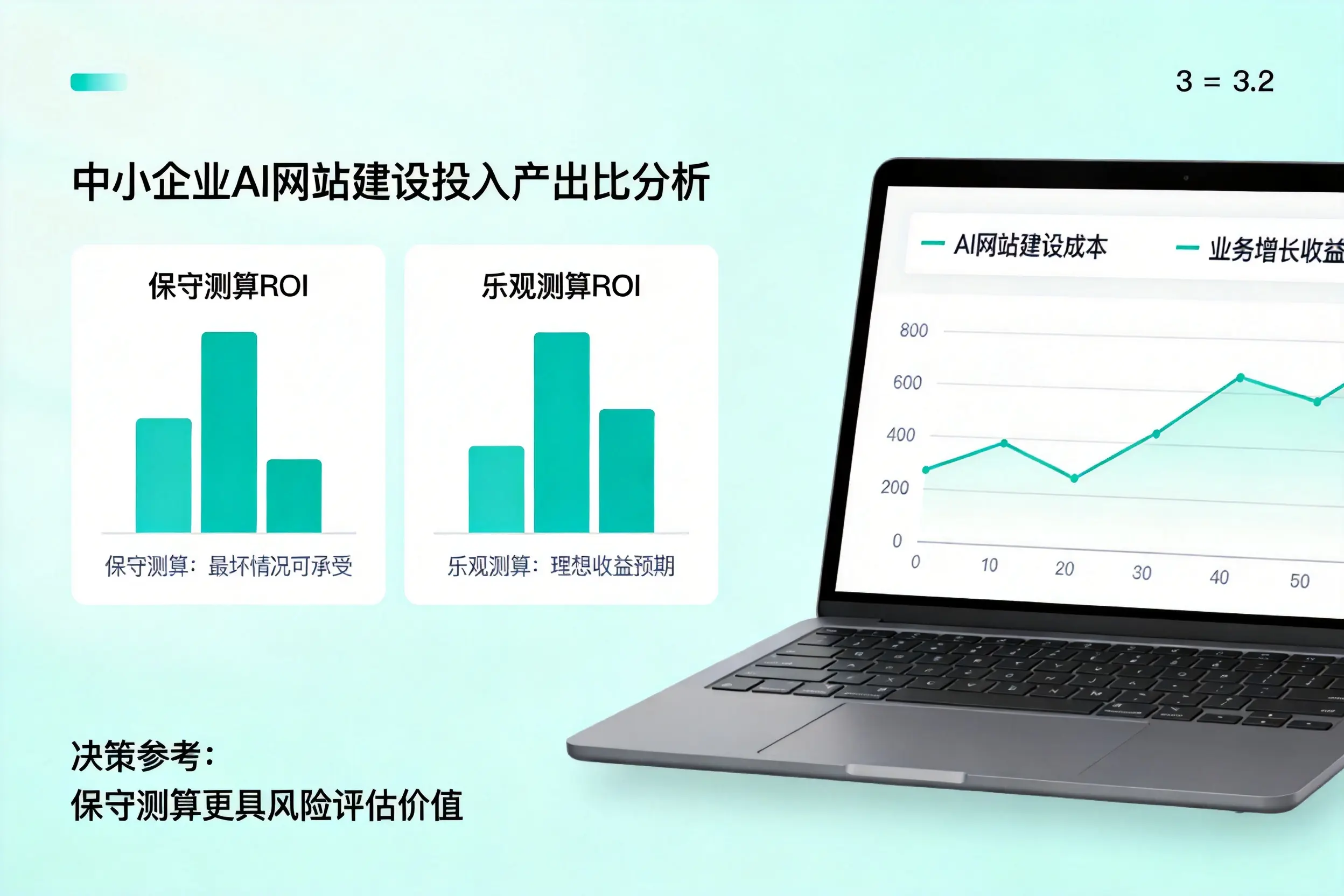 鄂州中小企业AI网站建设投入产出比怎么算？先看这份分析
