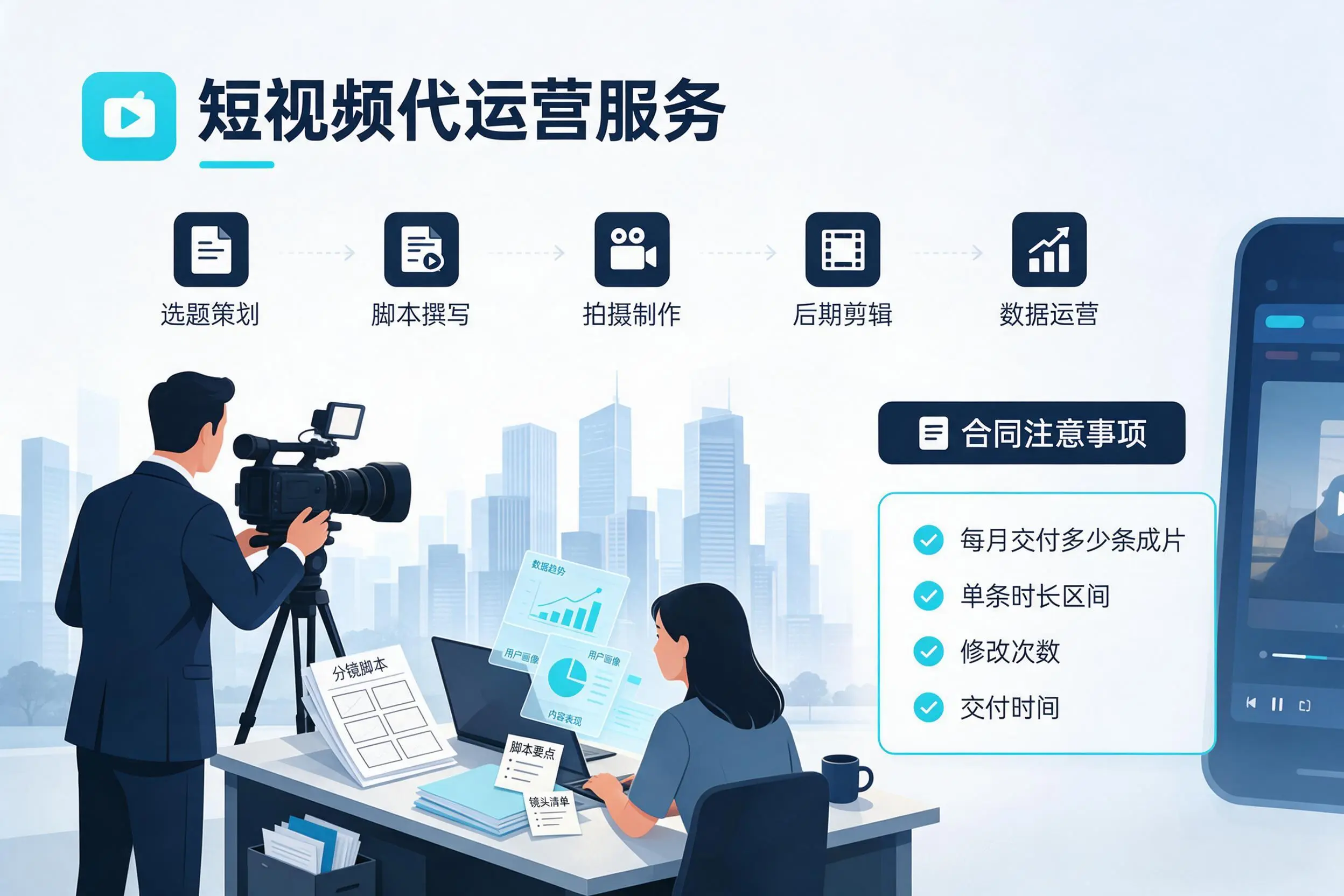 短视频代运营包含哪些服务？鄂州企业常见问题科普