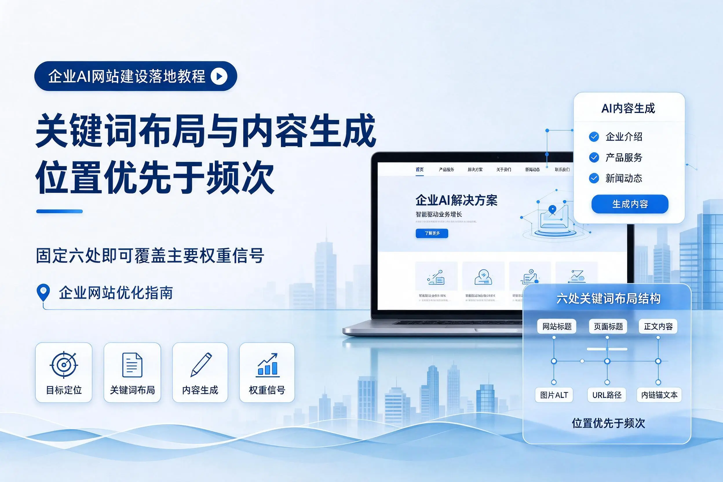 鄂州企业AI网站建设落地教程：关键词布局与内容生成