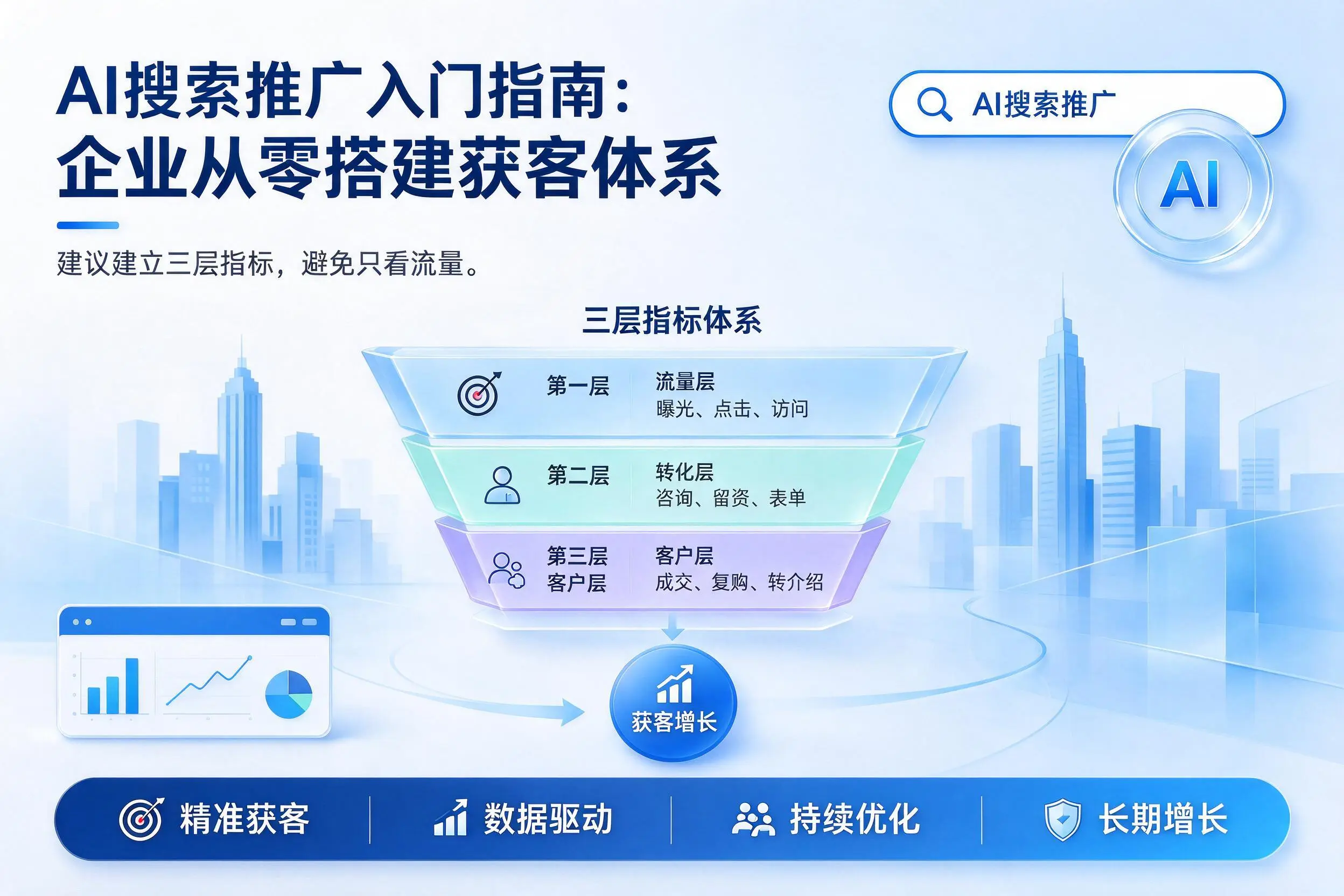AI搜索推广入门指南：鄂州企业从零搭建获客体系